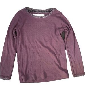 Mini Boden Toddler Girls Purple Long Sleeve Shirt Size 4-5Y 4T
